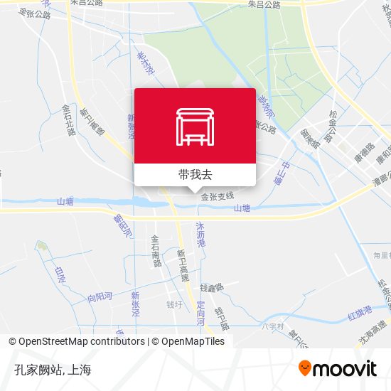 孔家阙站地图