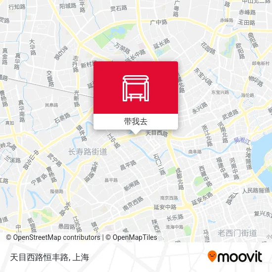 天目西路恒丰路地图