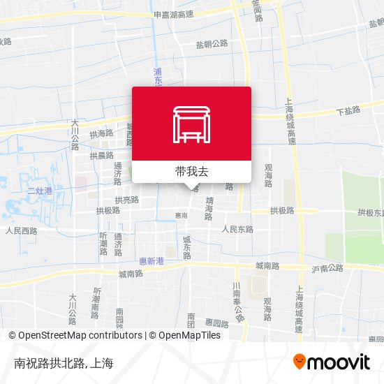 南祝路拱北路地图
