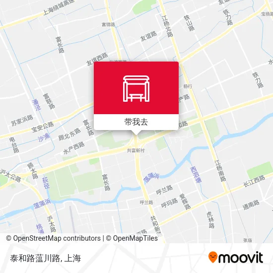 泰和路蕰川路地图