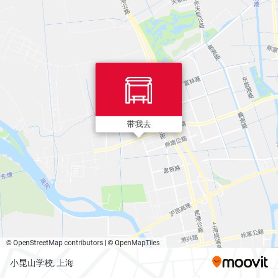 小昆山学校地图