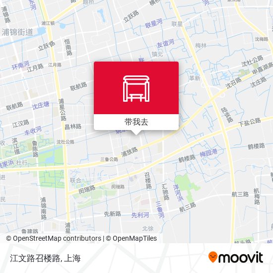 江文路召楼路地图