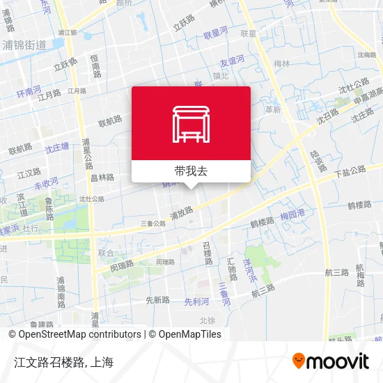 江文路召楼路地图