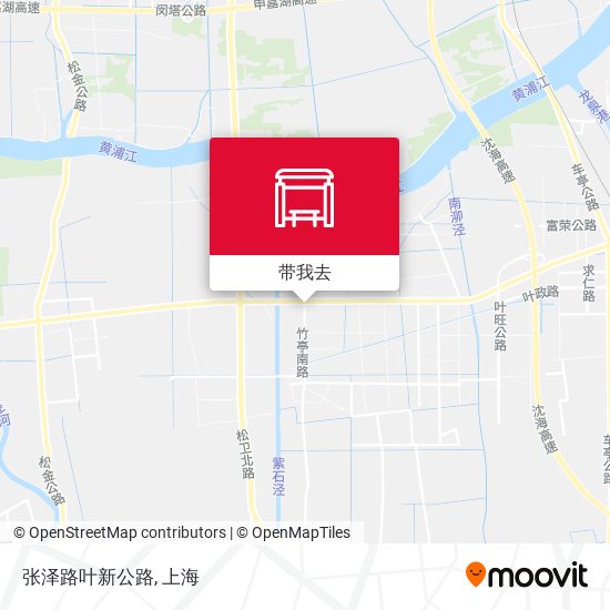 张泽路叶新公路地图