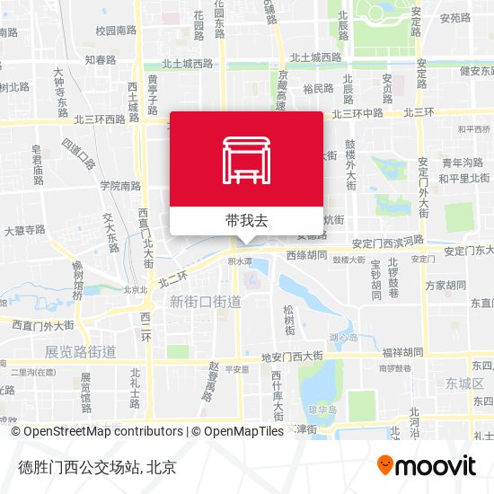 德胜门西公交场站地图