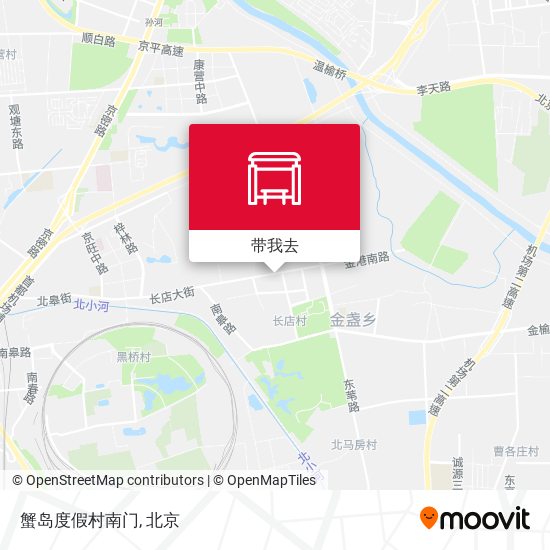 蟹岛度假村南门地图