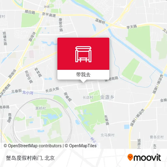 蟹岛度假村南门地图