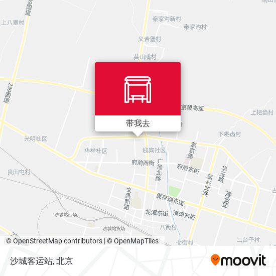沙城客运站地图