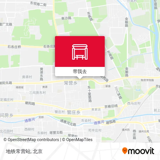 地铁常营站地图