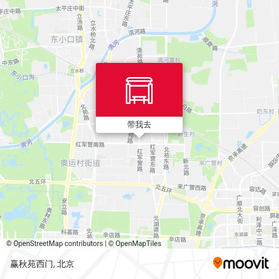 赢秋苑西门地图