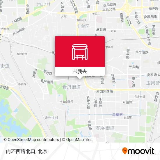 内环西路北口地图