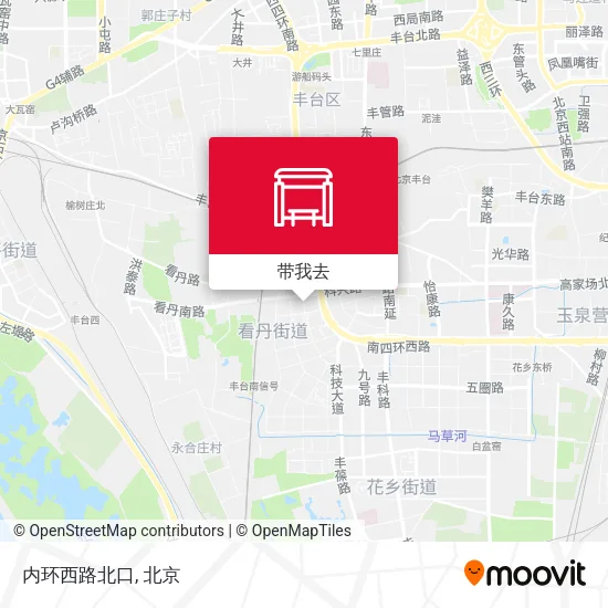 内环西路北口地图