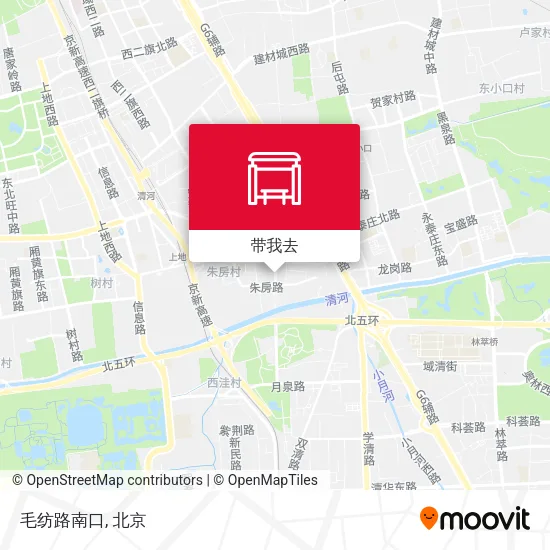 毛纺路南口地图