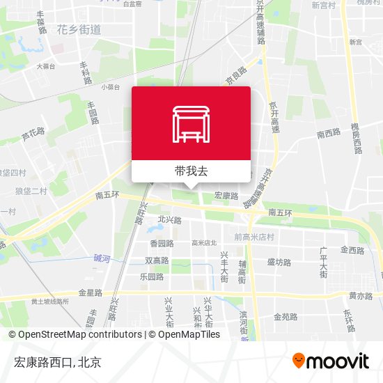 宏康路西口地图