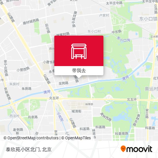 泰欣苑小区北门地图