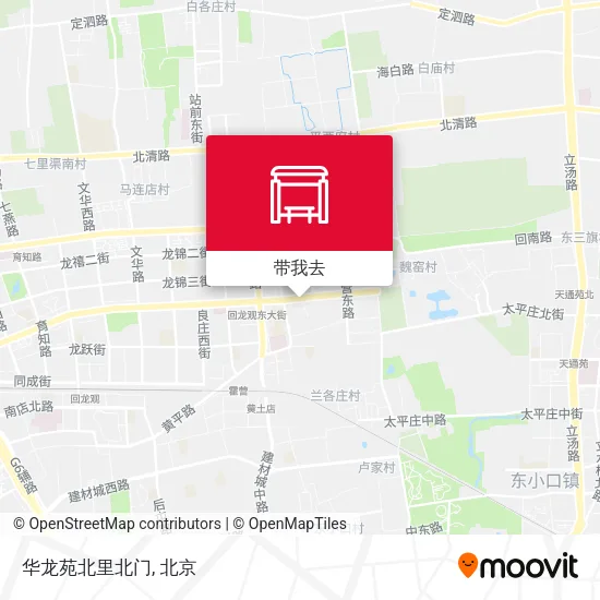 华龙苑北里北门地图