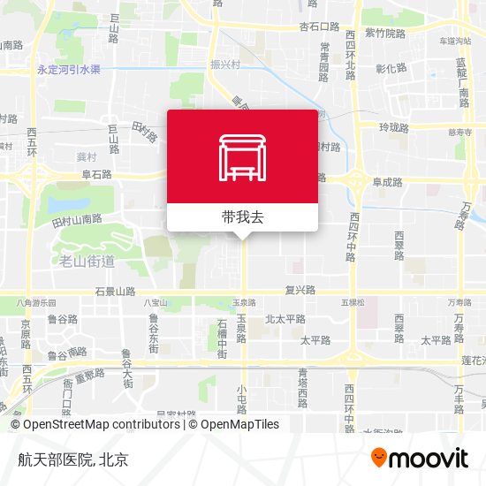 航天部医院地图