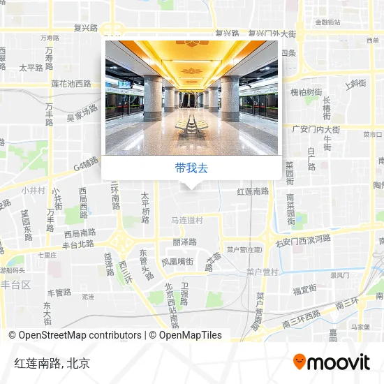 红莲南路地图