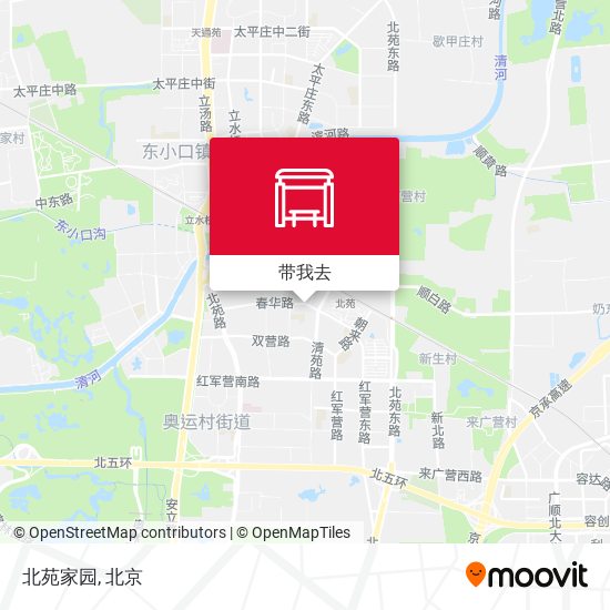 北苑家园地图