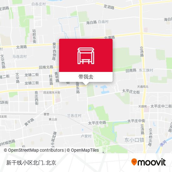 新干线小区北门地图