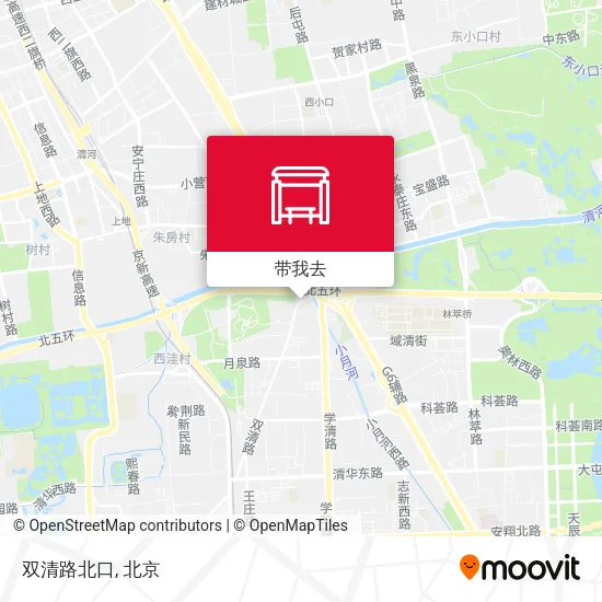 双清路北口地图