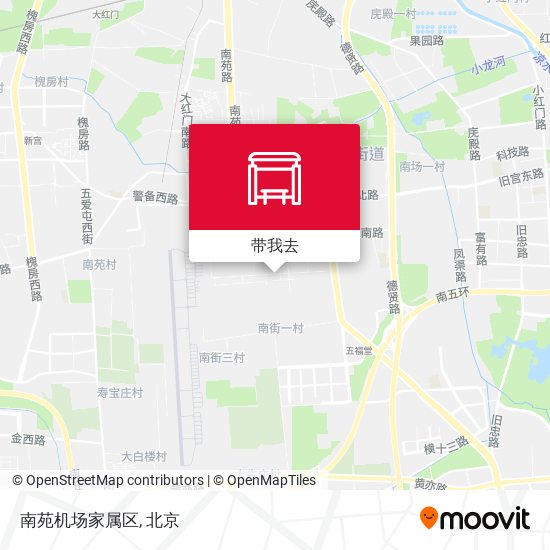 南苑机场家属区地图