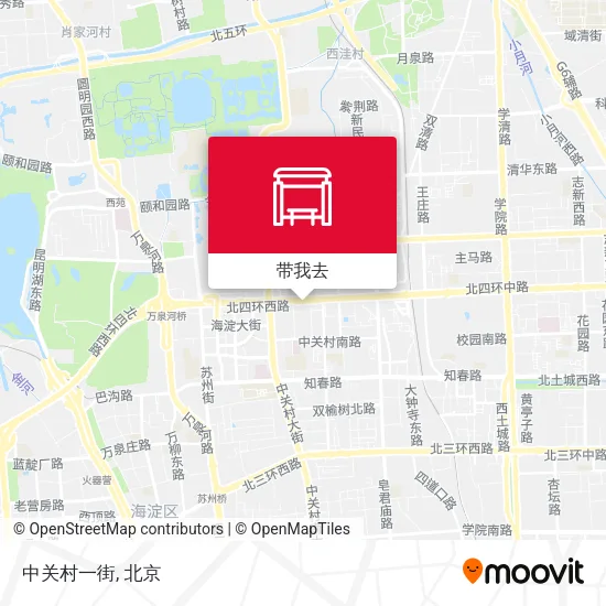 中关村一街地图