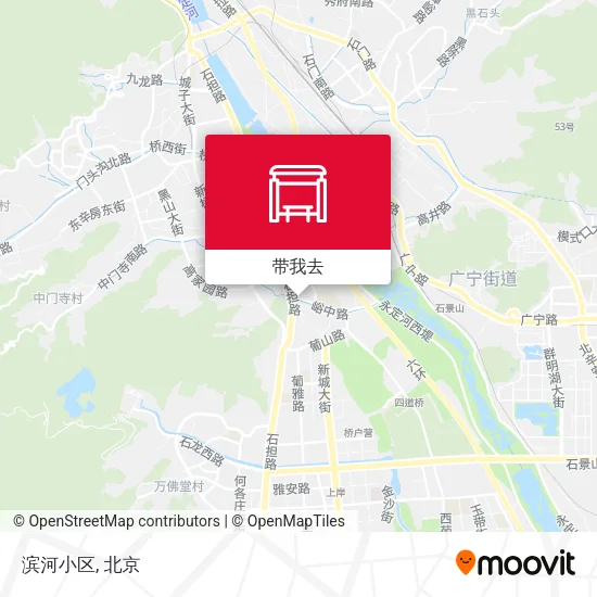 滨河小区地图