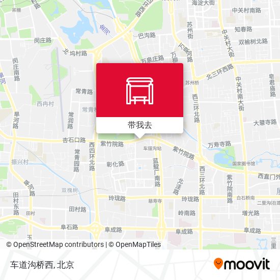 车道沟桥西地图