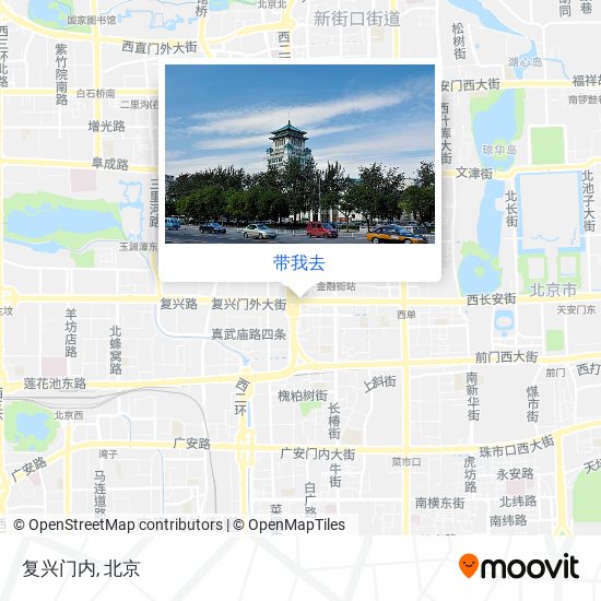 复兴门内地图