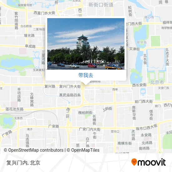 复兴门内地图