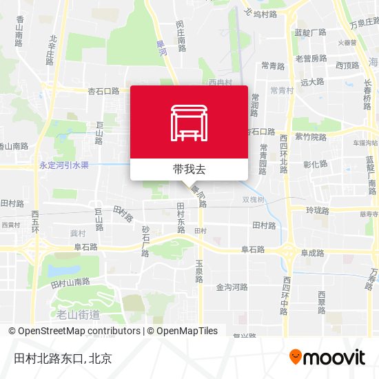 田村北路东口地图