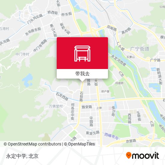 永定中学地图