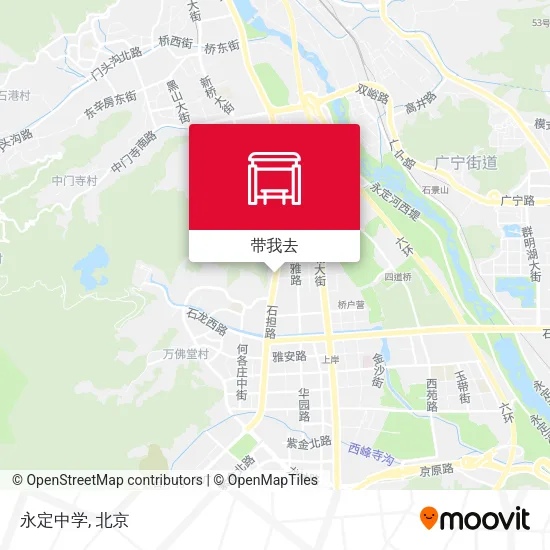 永定中学地图