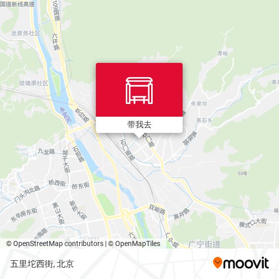 五里坨西街地图