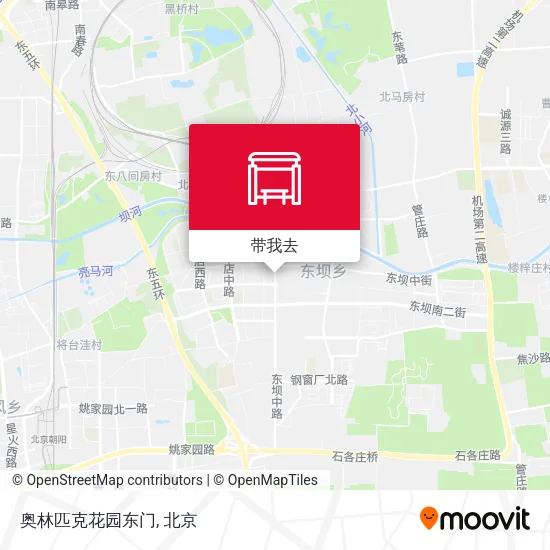 奥林匹克花园东门地图