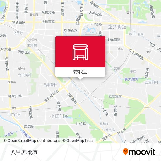 十八里店地图