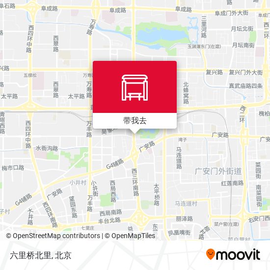 六里桥北里地图