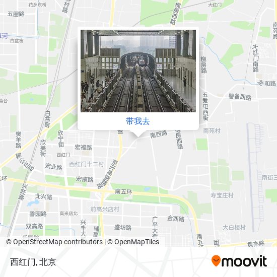 西红门地图