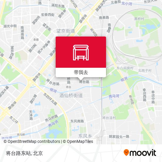 将台路东站地图