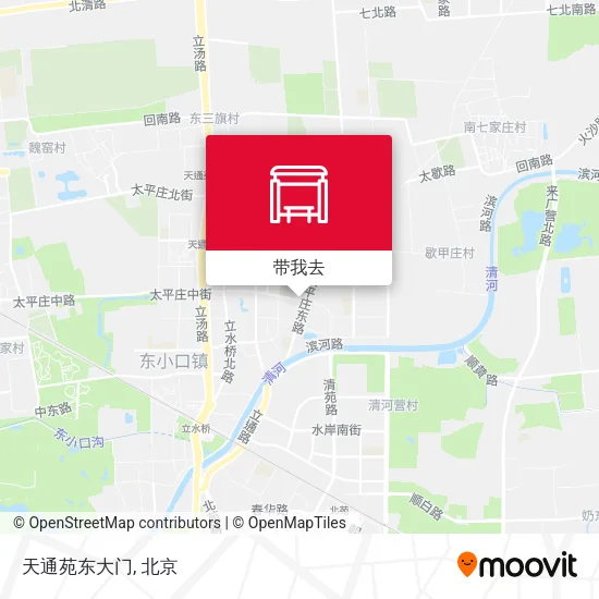天通苑东大门地图