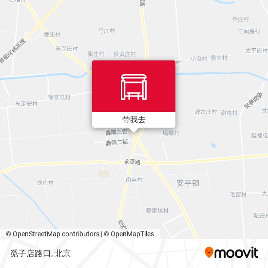 觅子店路口地图