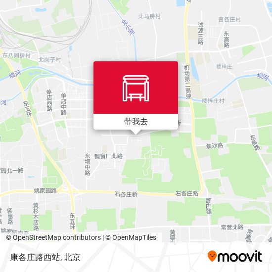 康各庄路西站地图