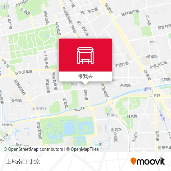 上地南口地图