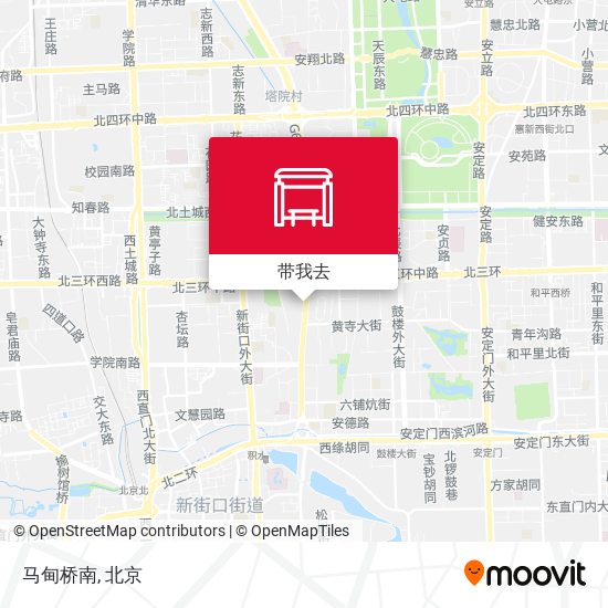 马甸桥南地图