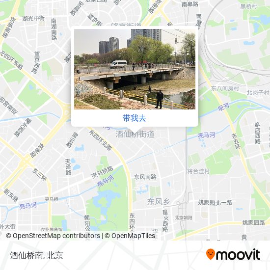 酒仙桥南地图