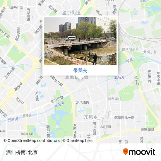 酒仙桥南地图