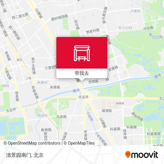 清景园南门地图