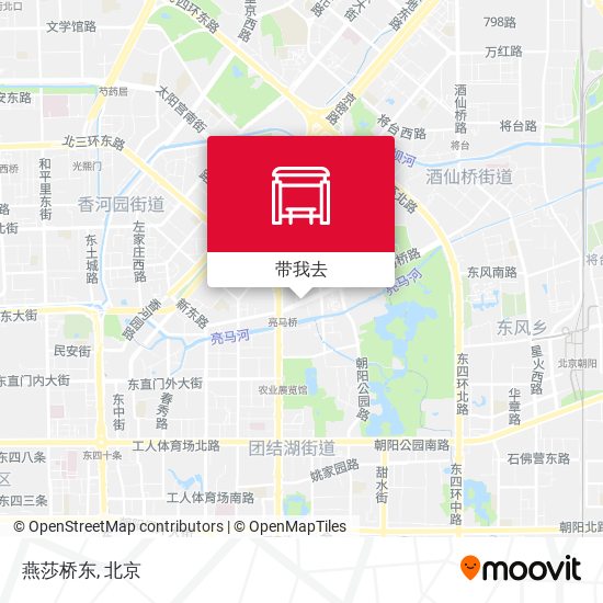 燕莎桥东地图