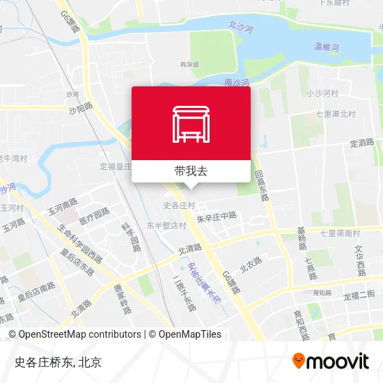 史各庄桥东地图